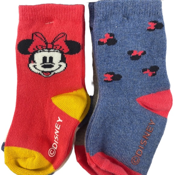 NWT GAP Disney S/4 Pairs Minnie Mouse Socks Size 6-12M - Picture 2 of 6